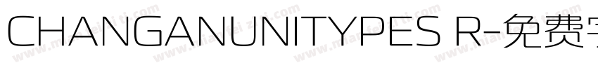 CHANGANUNITYPES R字体转换